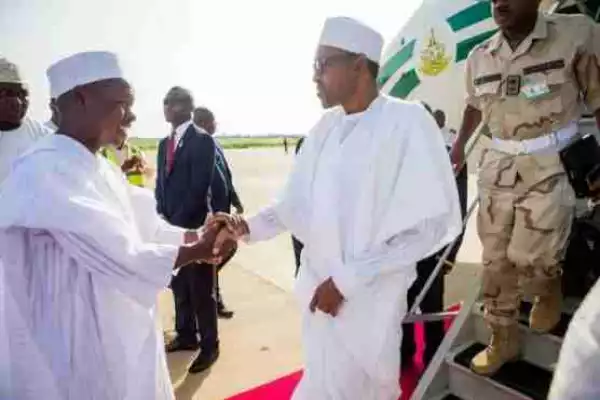  President Buhari Arrives Katsina For Sallah Celebration
